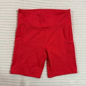 All in Motion Red Women's Bike Shorts